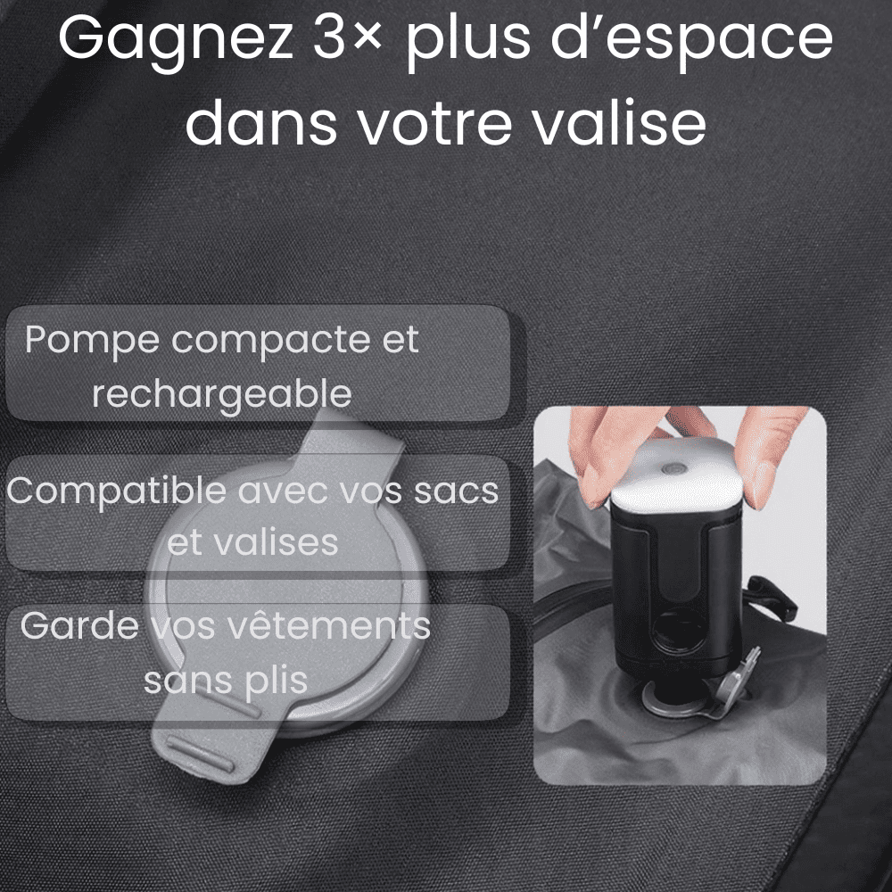 Vacora™ – Voyagez plus léger, triplez votre espace