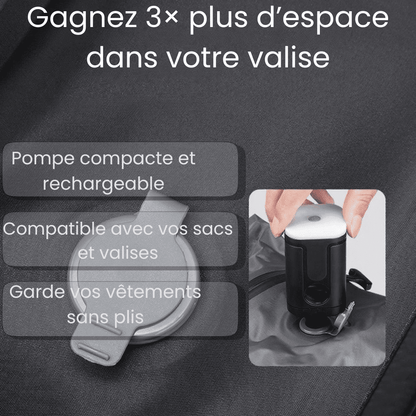 Vacora™ – Voyagez plus léger, triplez votre espace
