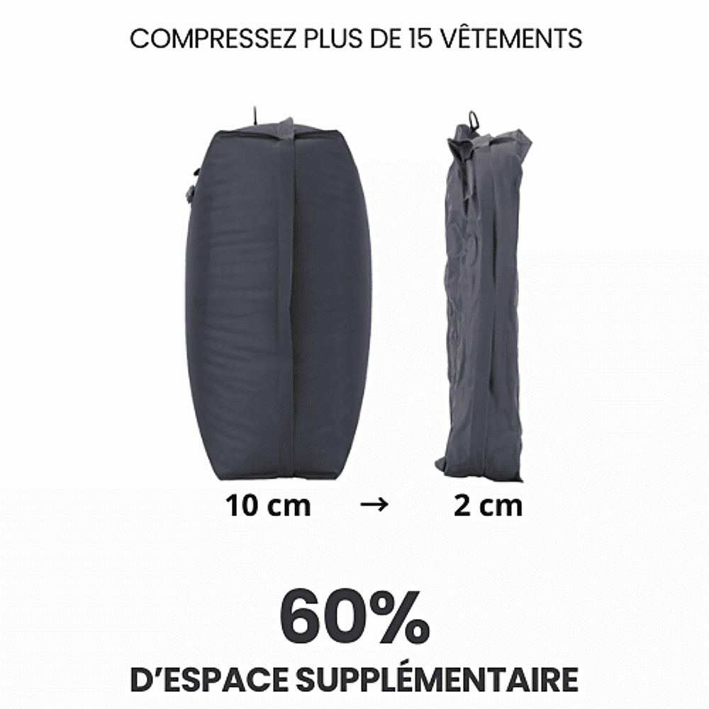 Vacora™ – Voyagez plus léger, triplez votre espace